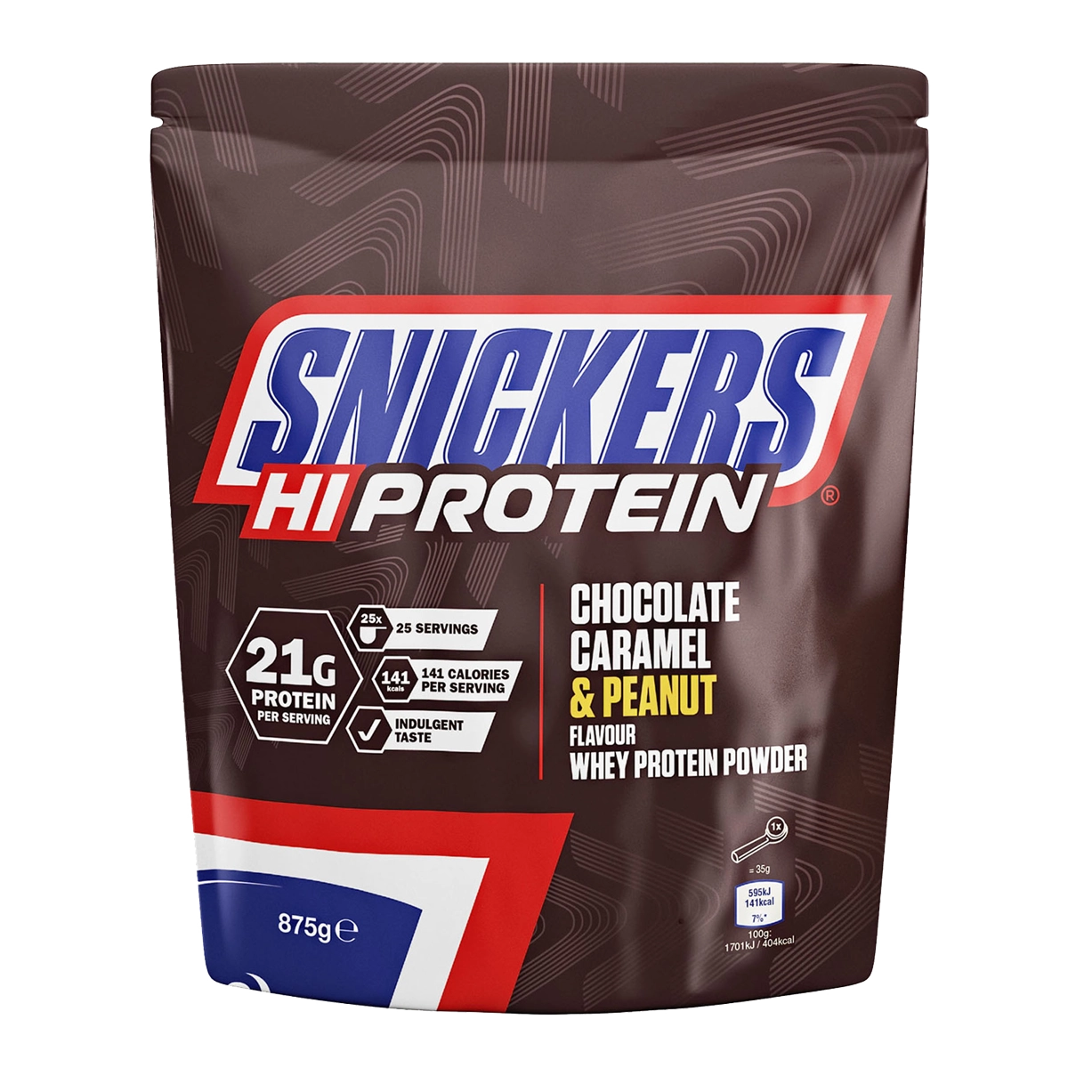 Snickers Hi Protein Powder Chocolate Caramel Peanut