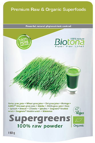 Supergreens 100 % Raw Powder