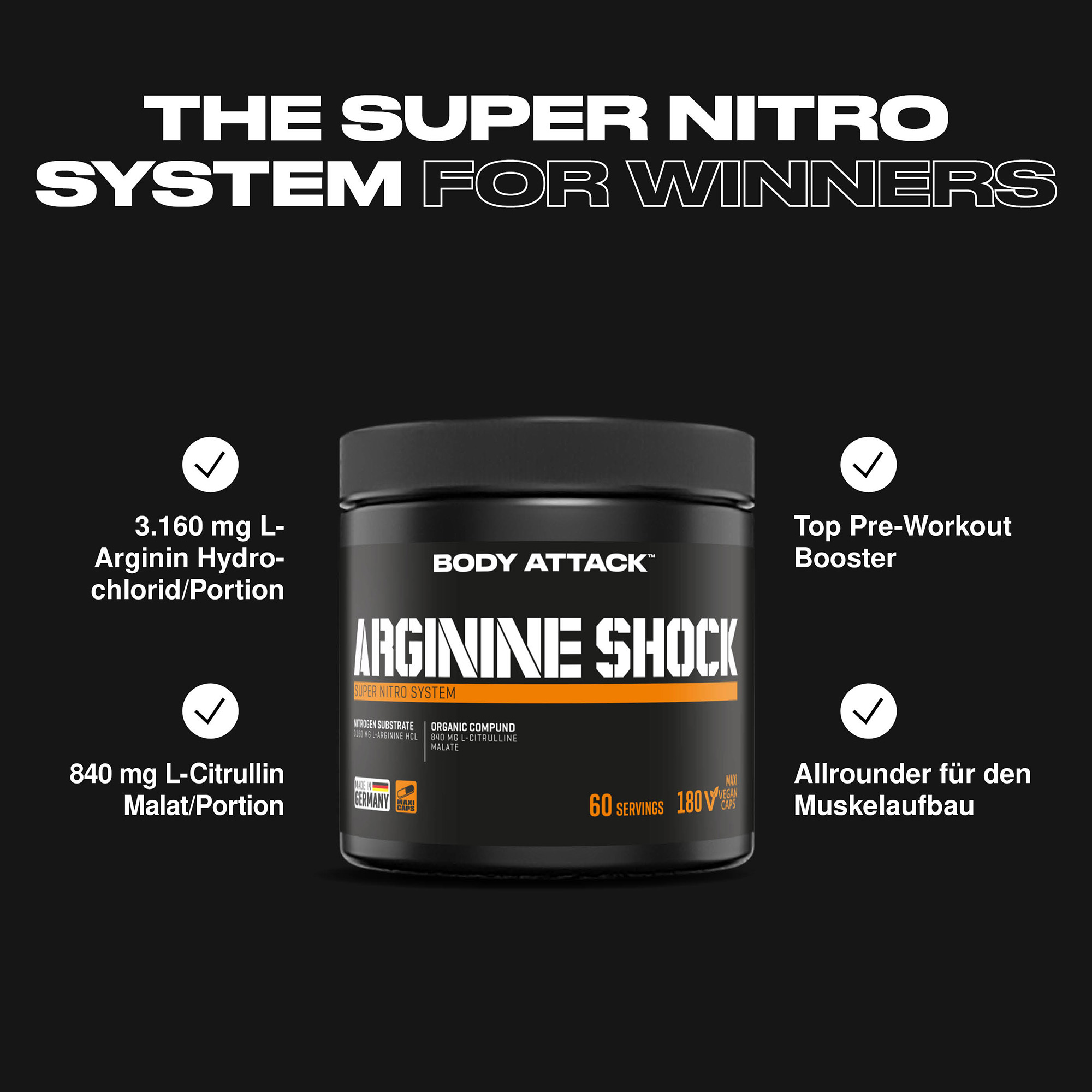 Arginine Shock Blister