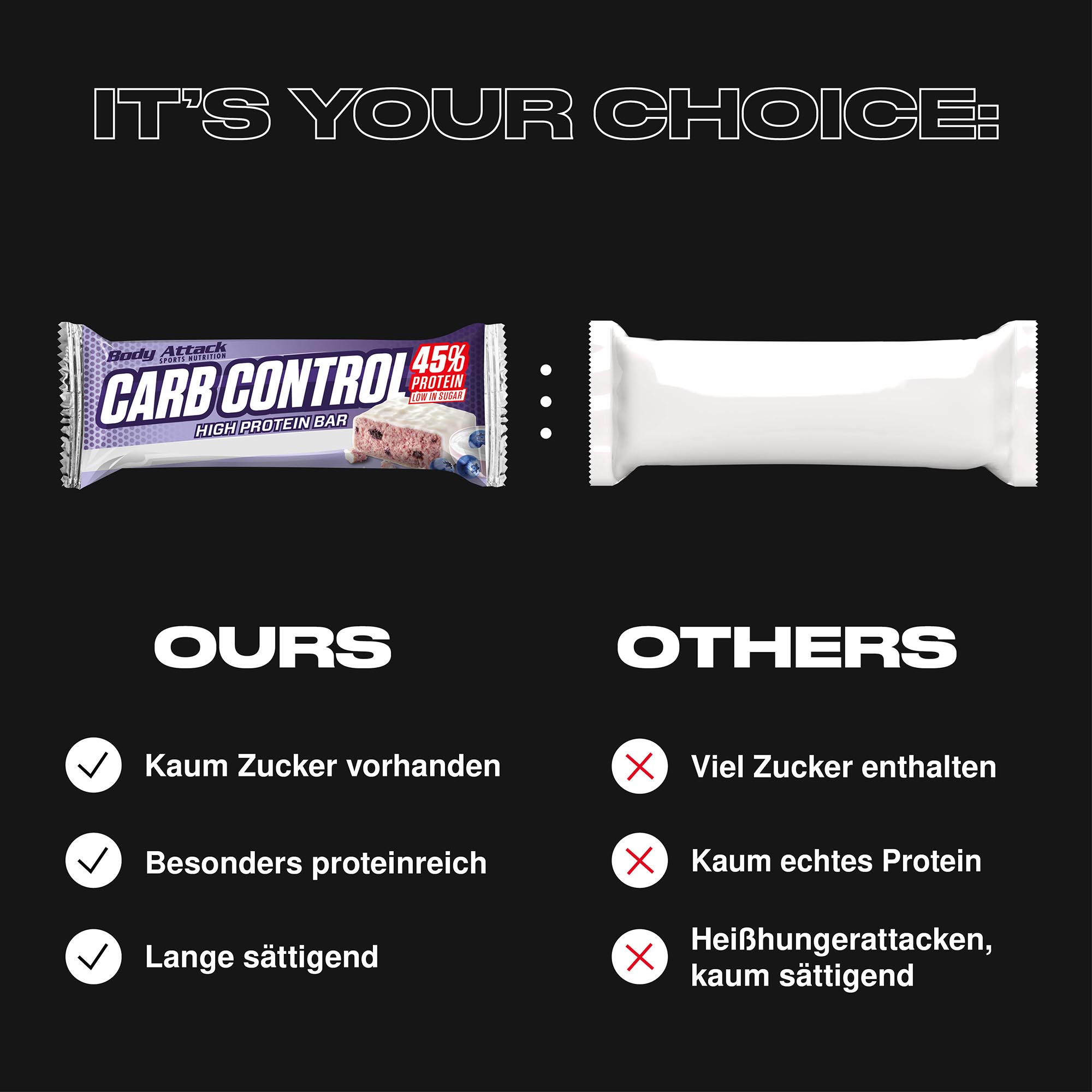 Carb Control Protein Bar